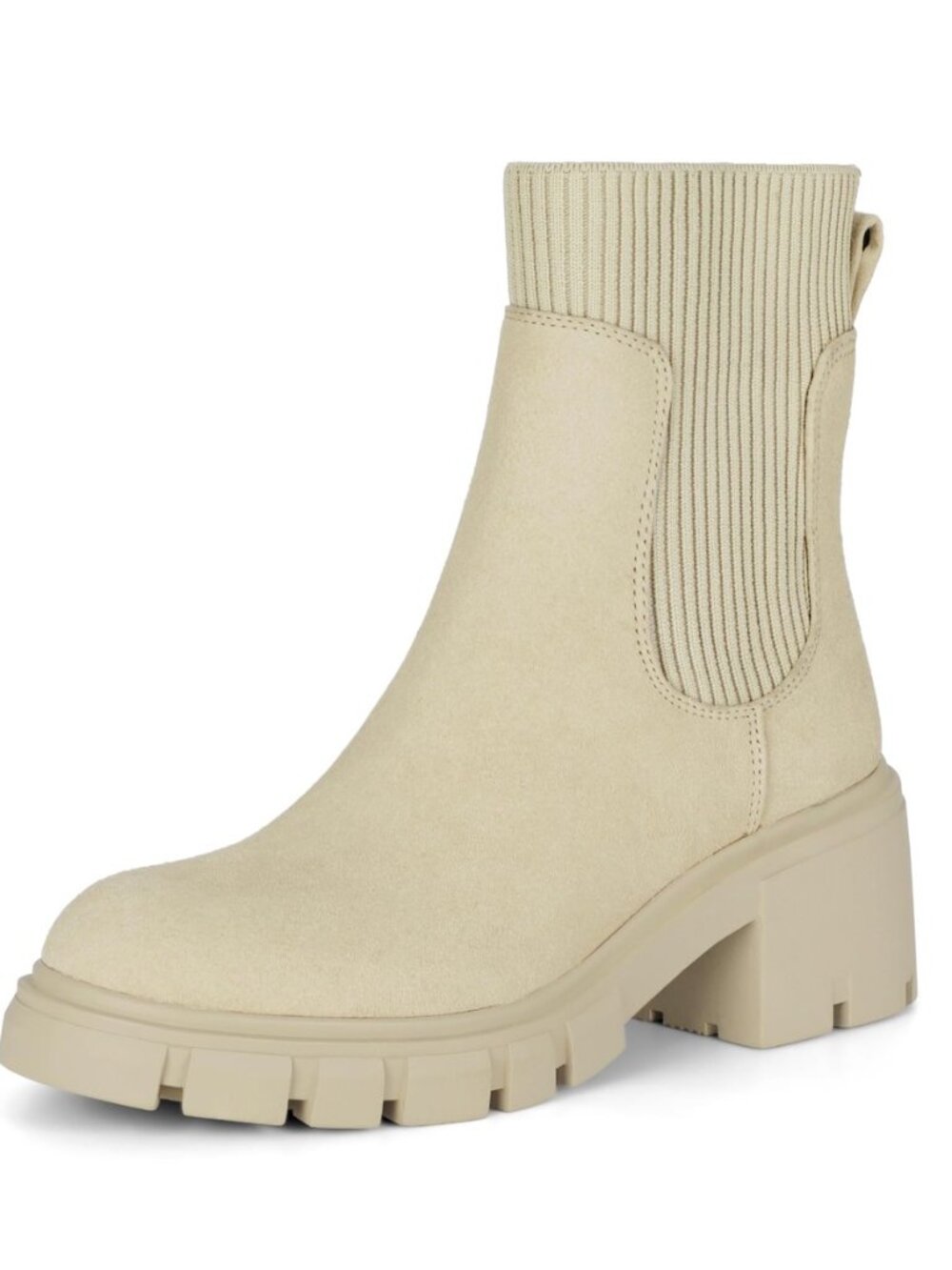 Women's Chunky Platform Chelsea Ankle Boots
